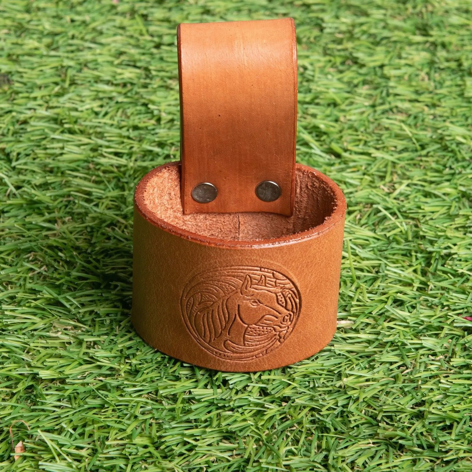 N! Axe Carrier with Belt Loop Thick Leather Cover for Hunting Camping and Hiking