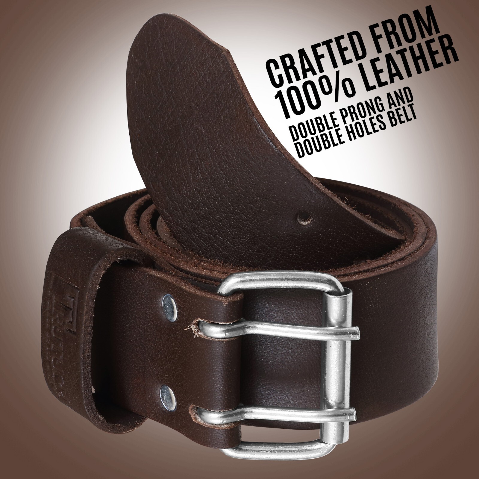 TRUTUCH Black Leather Electrician Tool Pouch with Leather Work Belt | Carpenter