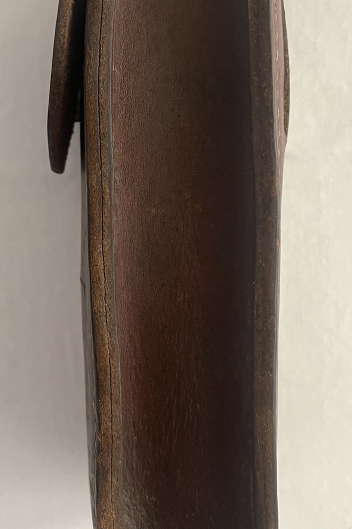 Vintage Ideal Sycamore IL Leather Belt Pouch