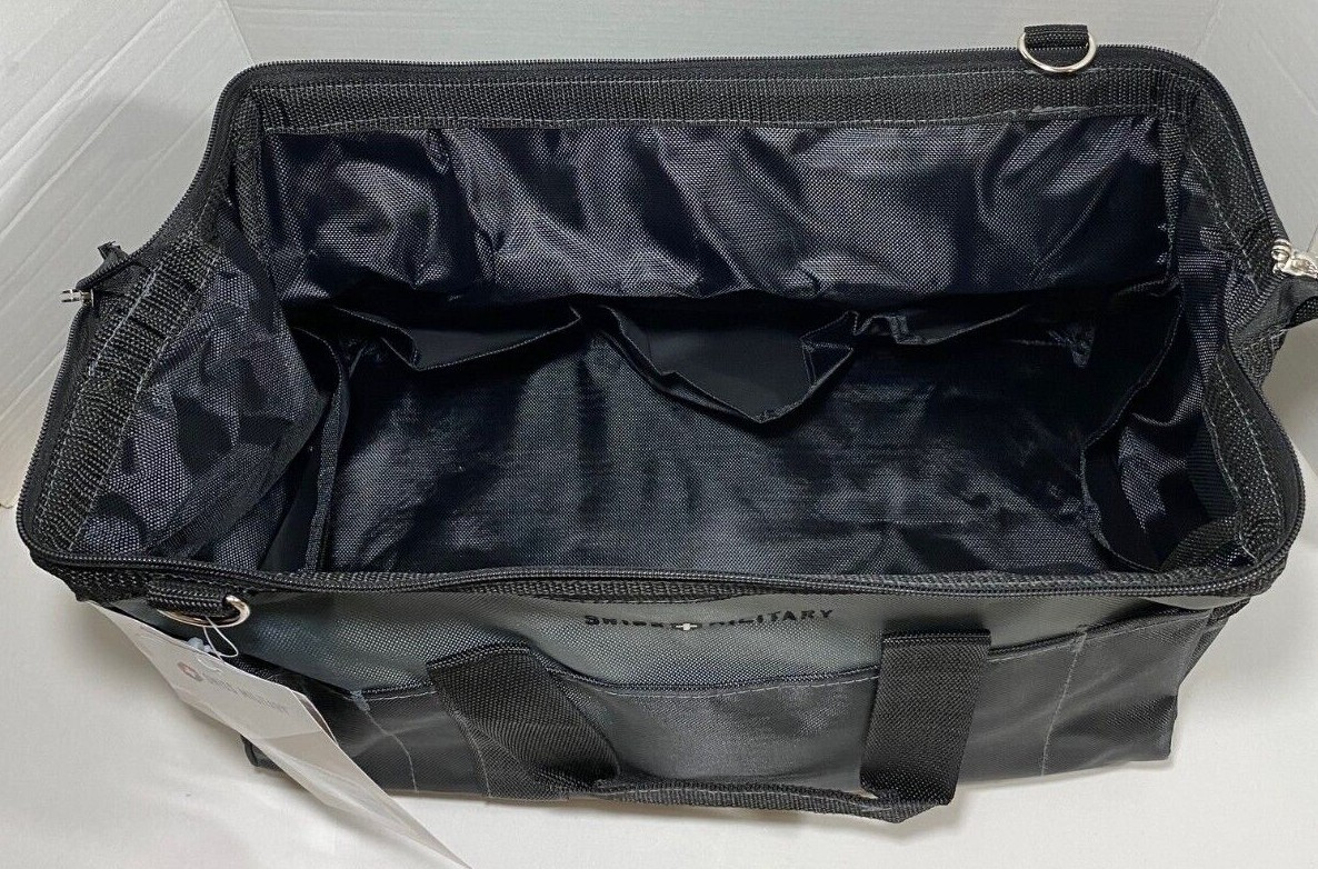 Swiss Military 16″ Multi Pocket Tool Satchel, Black