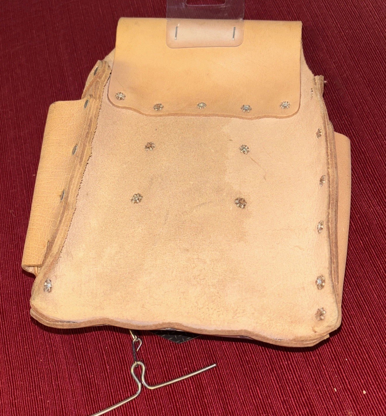 CLC Custom Leathercraft~**SUEDE CARPENTERS NAIL & TOOL BAG**~8 Pockets-