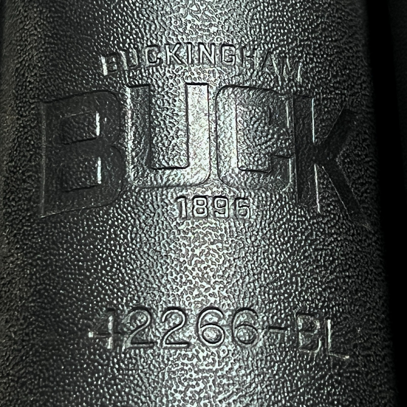 42266-BL Buckingham, 5 Tool Pocket & Knife Snap Black Leather 10″x11″ Pouch