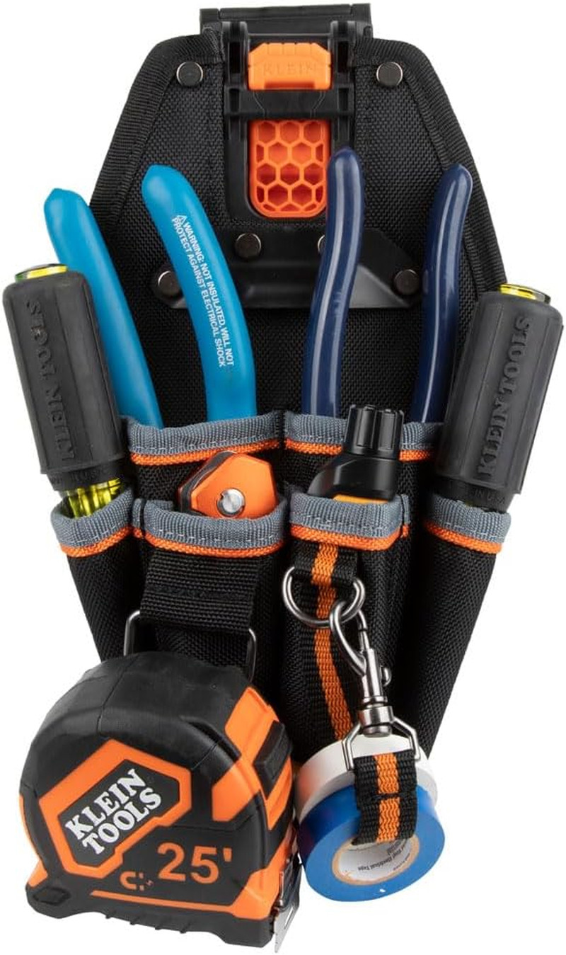 Klein Tools Modbox Tool Pouch, Electrician Bag, Quickly Attach and Release from