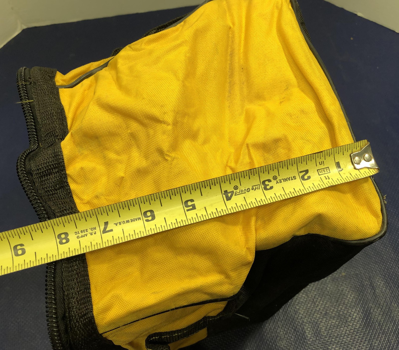 Voyager Tool Bag 11 x 8 x 8 black yellow small
