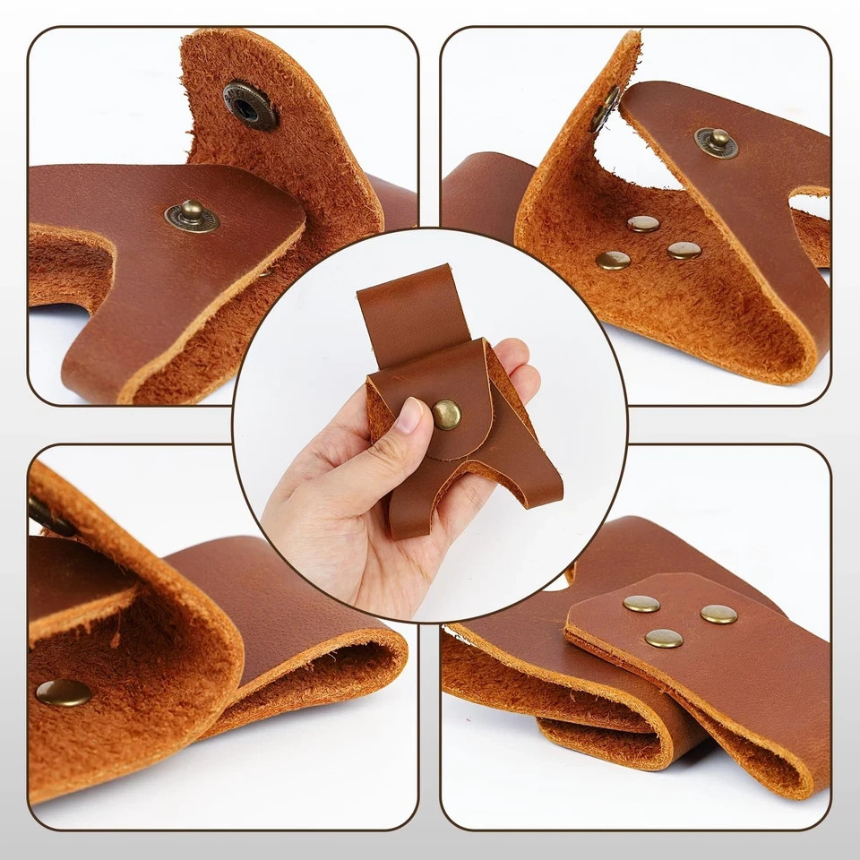 Short Style Leather Hatchet Cover with Belt Clip, Durable Leather Axe Sheath …