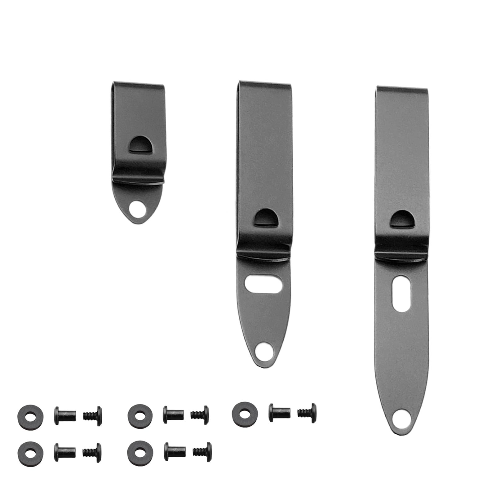 3 Set Knife Sheath Clip Sturdy Kydex Knife Belt Clip with Screws for Kydex Sh…