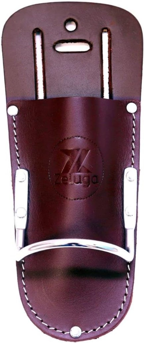 Professional Grade Heavy Duty Hammer Holder in Cherry with Tough Leather Sheath