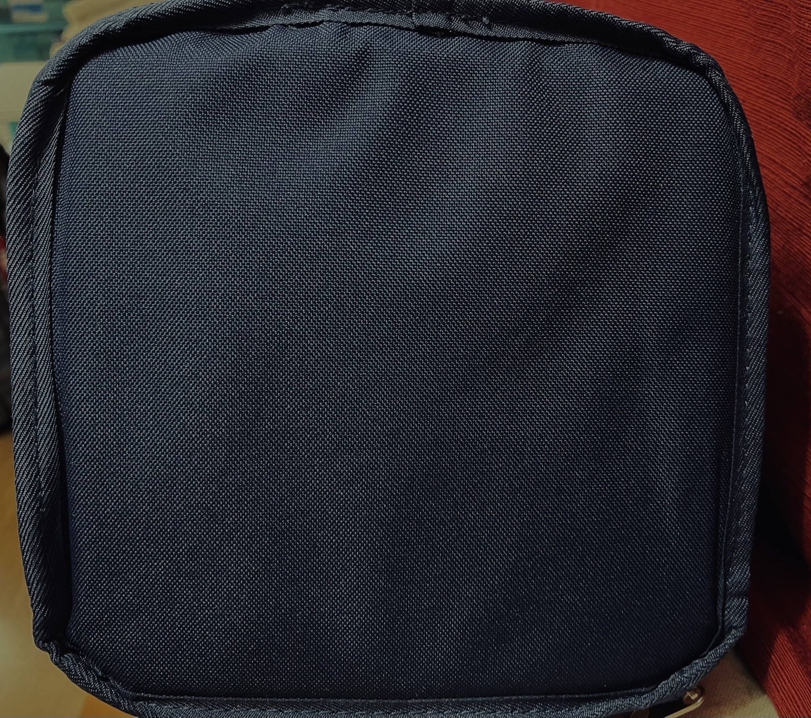Light Blue/Navy Unisex Mini Open Tool Bag Polyester Zip Multi-Pocket