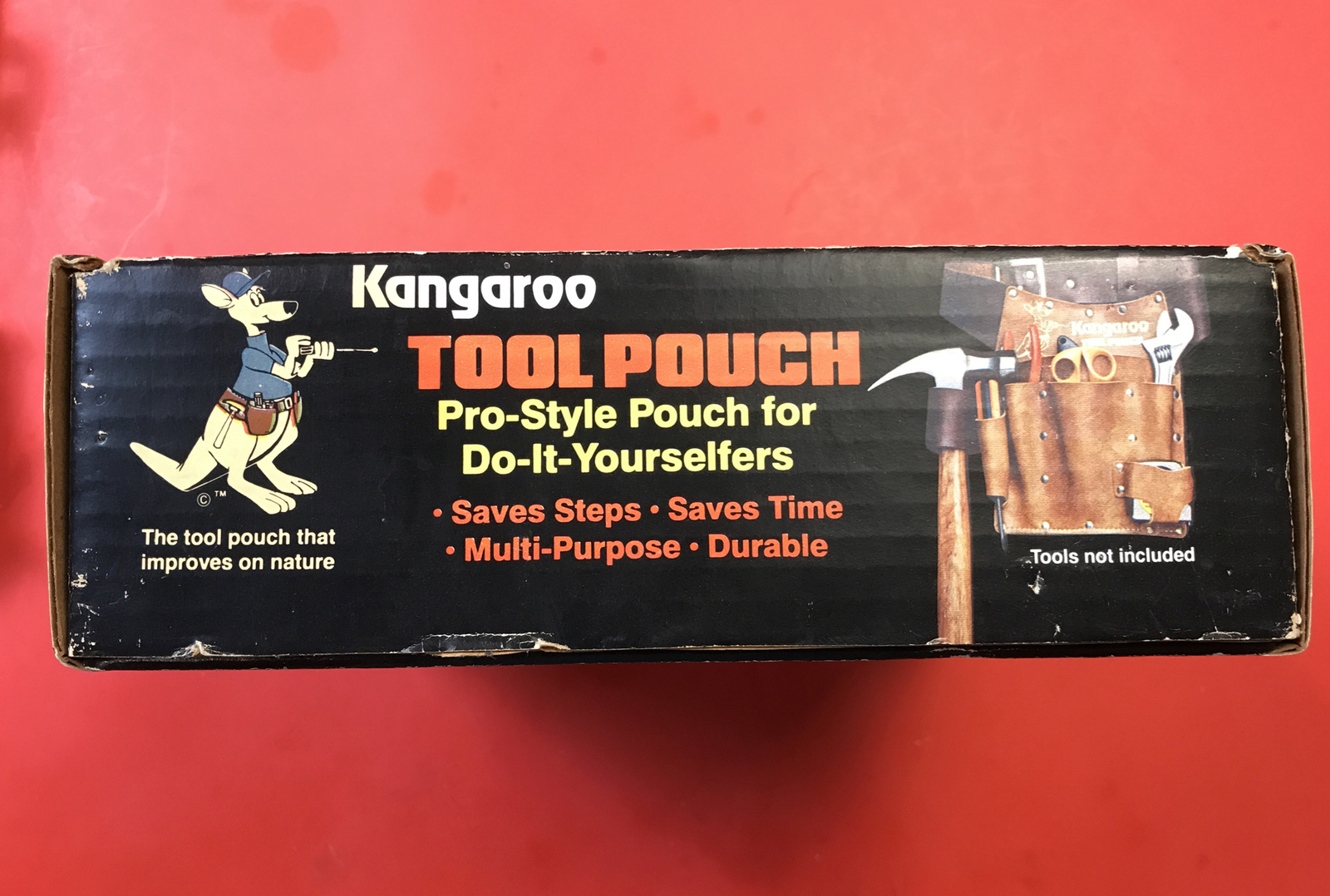 RARE! VTG NEW IN BOX, NEVER WORN! Kangaroo Tool Pouch, Genuine Leather Pro-Style