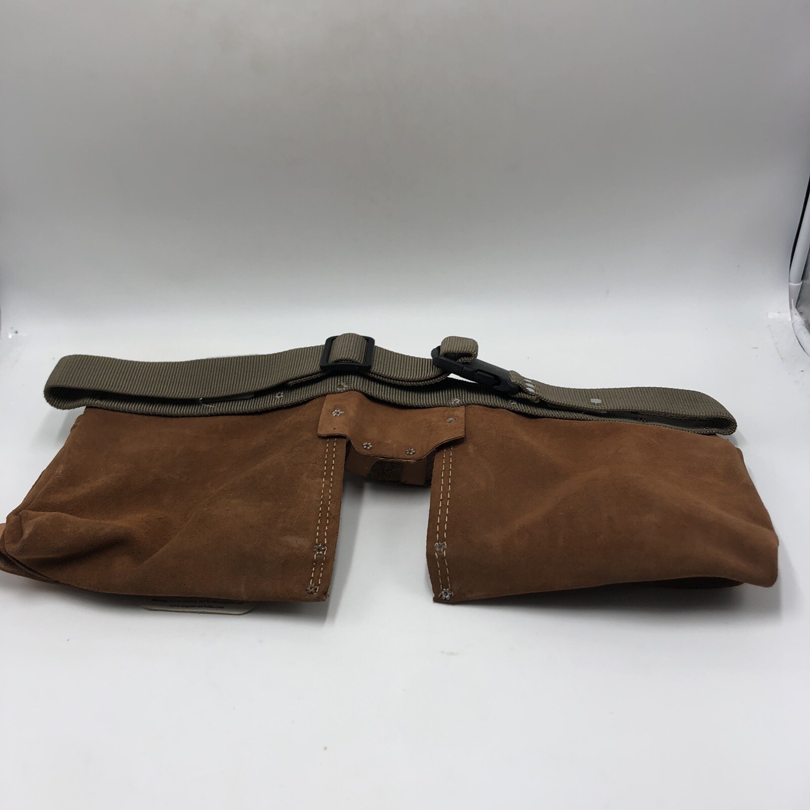 US Military 11 Pocket Handyman Apron Tool Belt Pouch Leather.