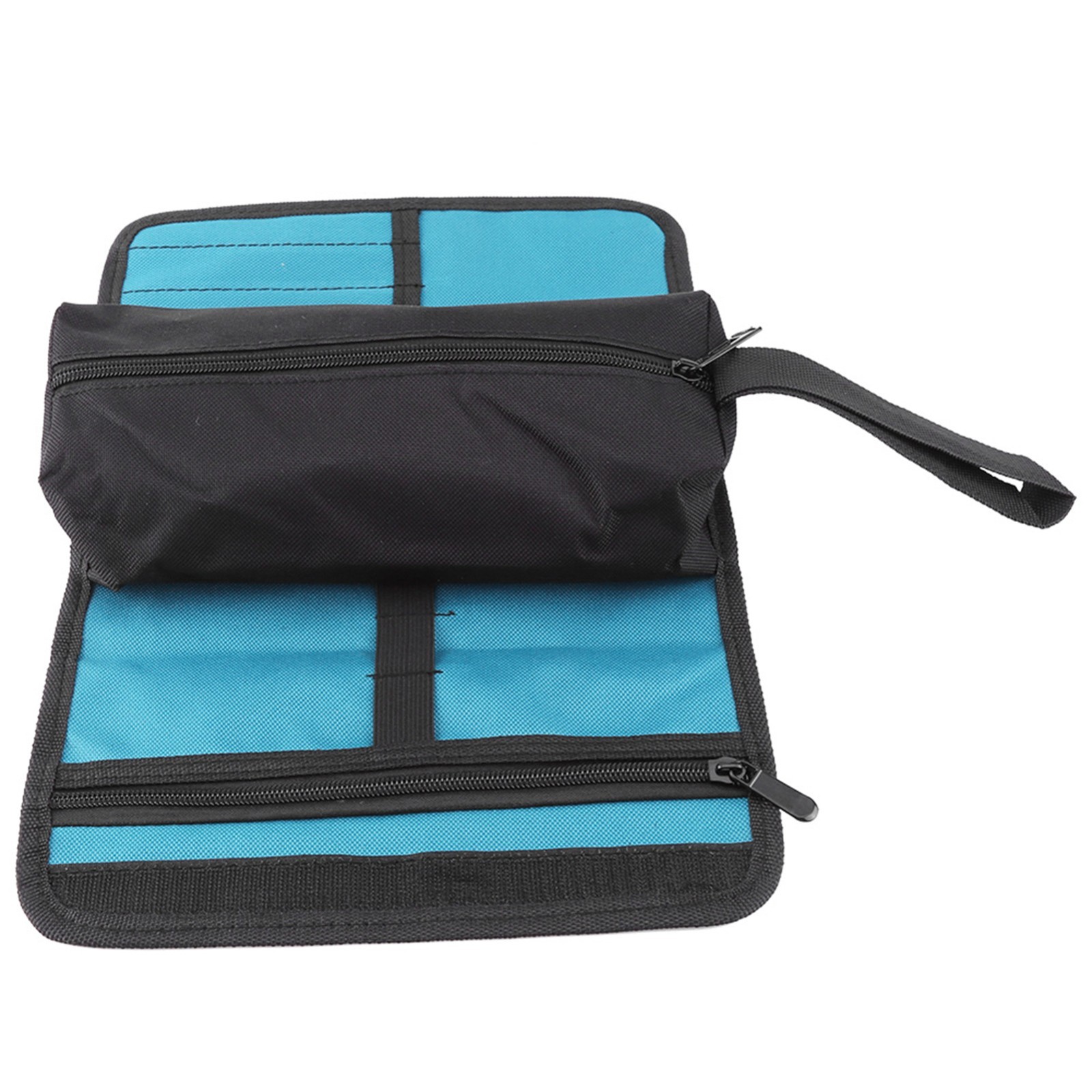 Foldable Electrician Tool Roll Bag Multi-Pocket Portable Hardware Storage Bag