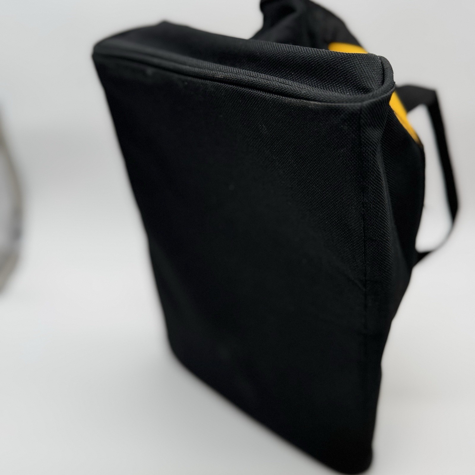 DEWALT Black/Yellow Fabric Tool Bag Tote with Carry Handles, 11 in