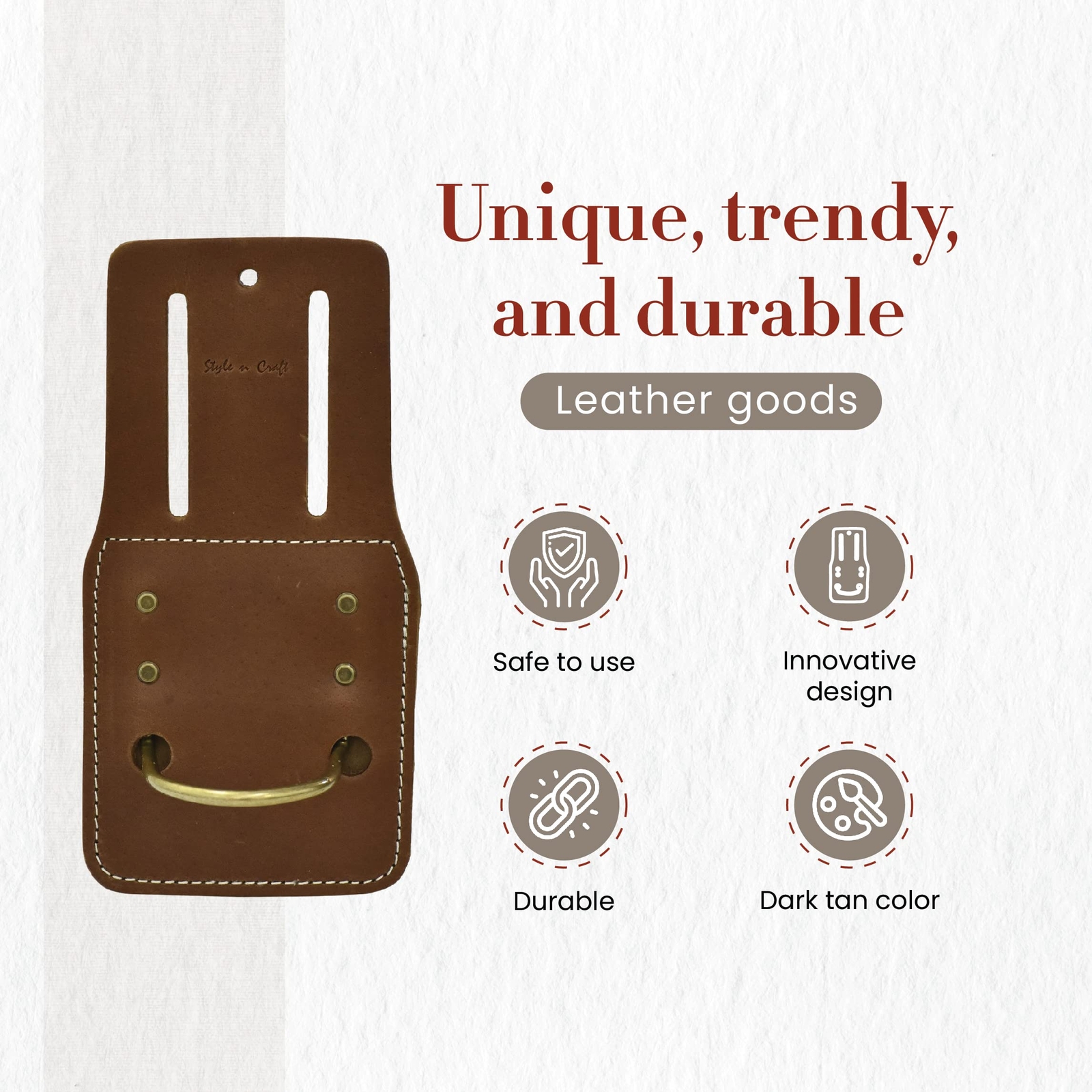 T Fixed Hammer Holder Fullgrain Leather Hatchet Holder Compatible With All Types