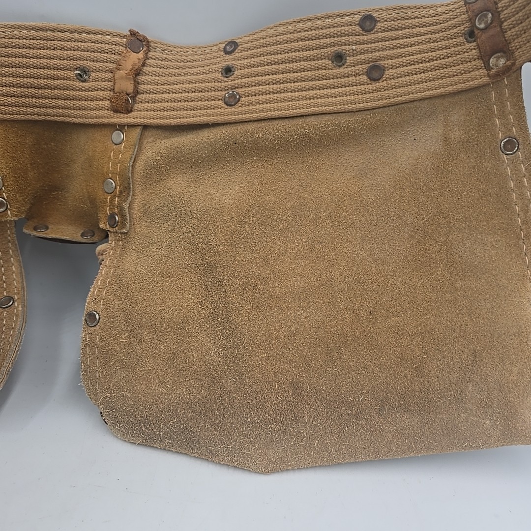 Vintage Sears Craftsman Carpenter Tool Belt Apron 45147 Heavy Top Grain Cowhide