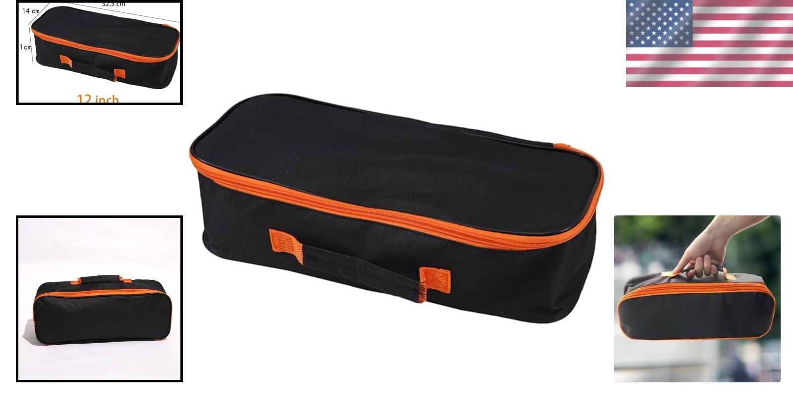 Lightweight Waterproof Tool Organizer – Multi-Purpose Zipper Pouch for Tools