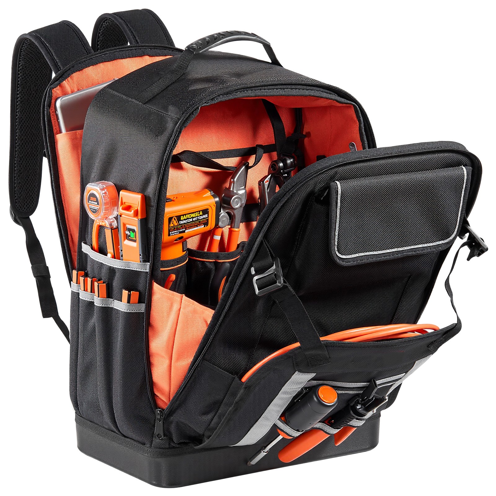Uimoso Tool Backpack with 56 Pockets, Water-Resistant Design for Electricians