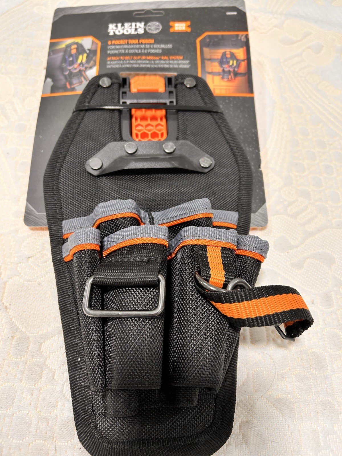 Klein Tools MODbox 6 Pocket Tool Pouch Durable Electrician Tool Organizer