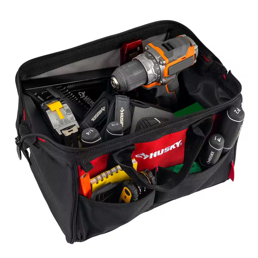 12 in 4 Pocket Zippered Tool Bag