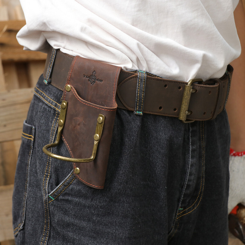 TOURBON Workshop Heavy Duty Tools Belt Holster Axe/Hammer/Wrench/Pliers Carrier