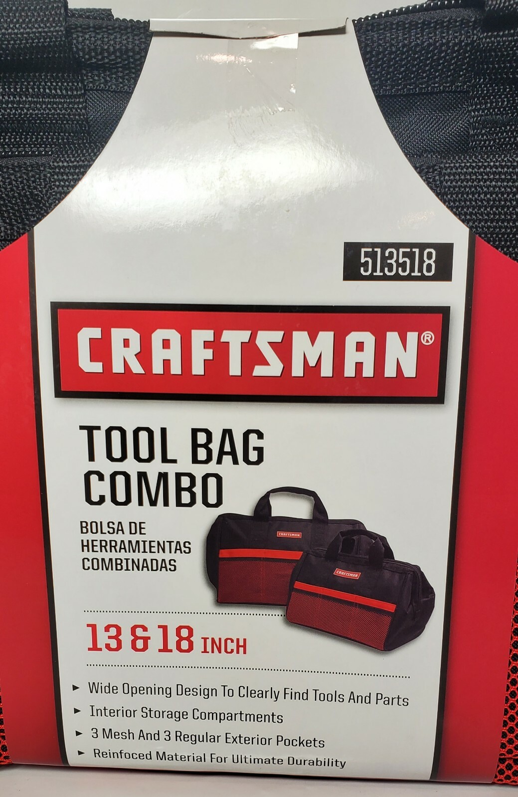 Craftsman Tool Bag Combo 2 Bags 13 & 18 Inches New 513518