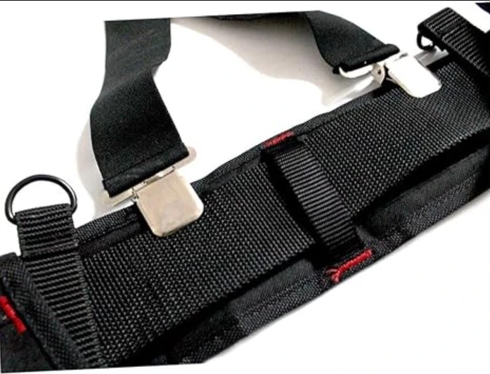 MELOTOUGH Padded Tool Belt Work Suspenders with Super Strong Clip for Carpenter’