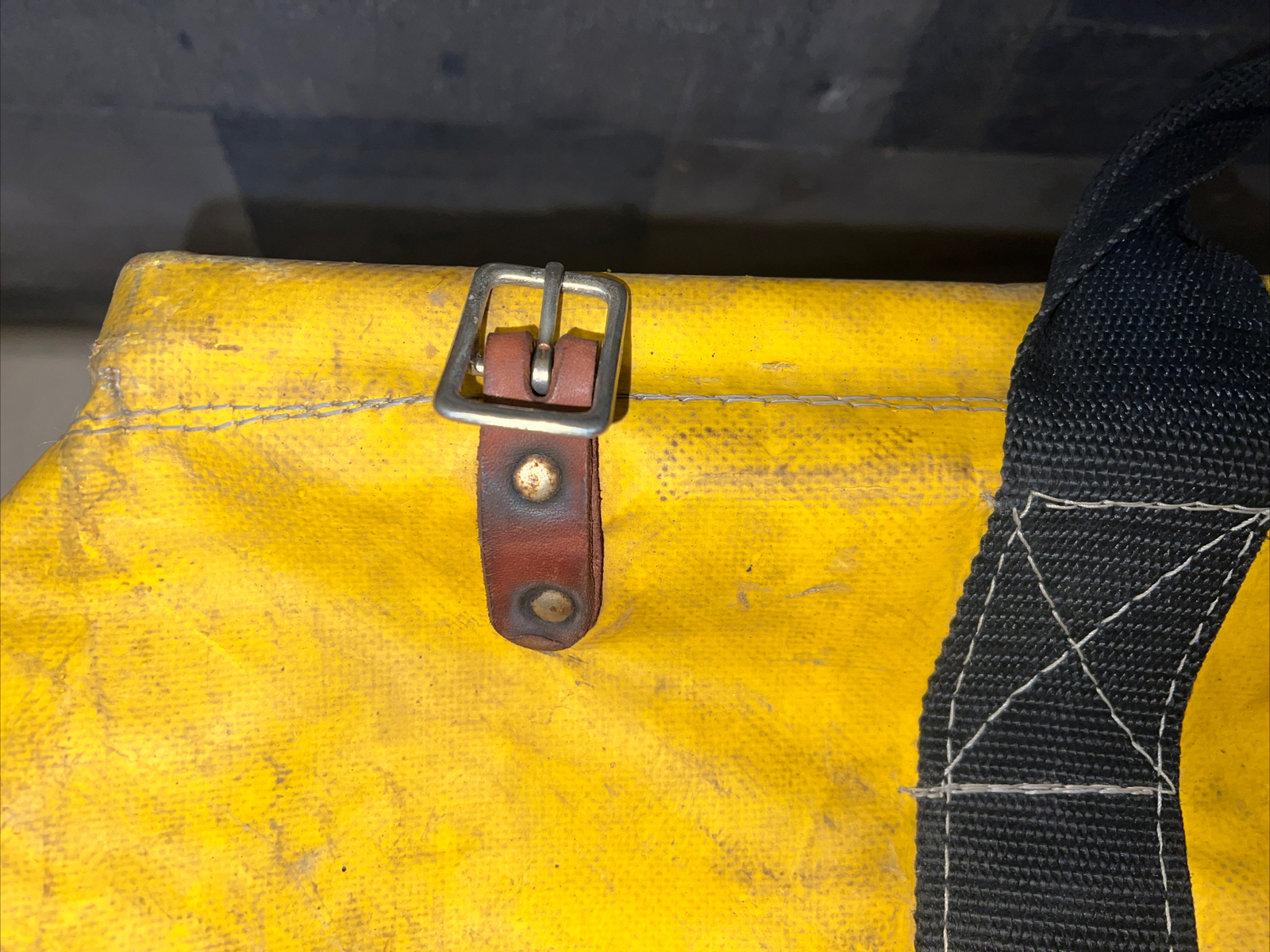 Vintage ESTEX Electric Co tool bag 2190-YELLO since 1900 USA MADE