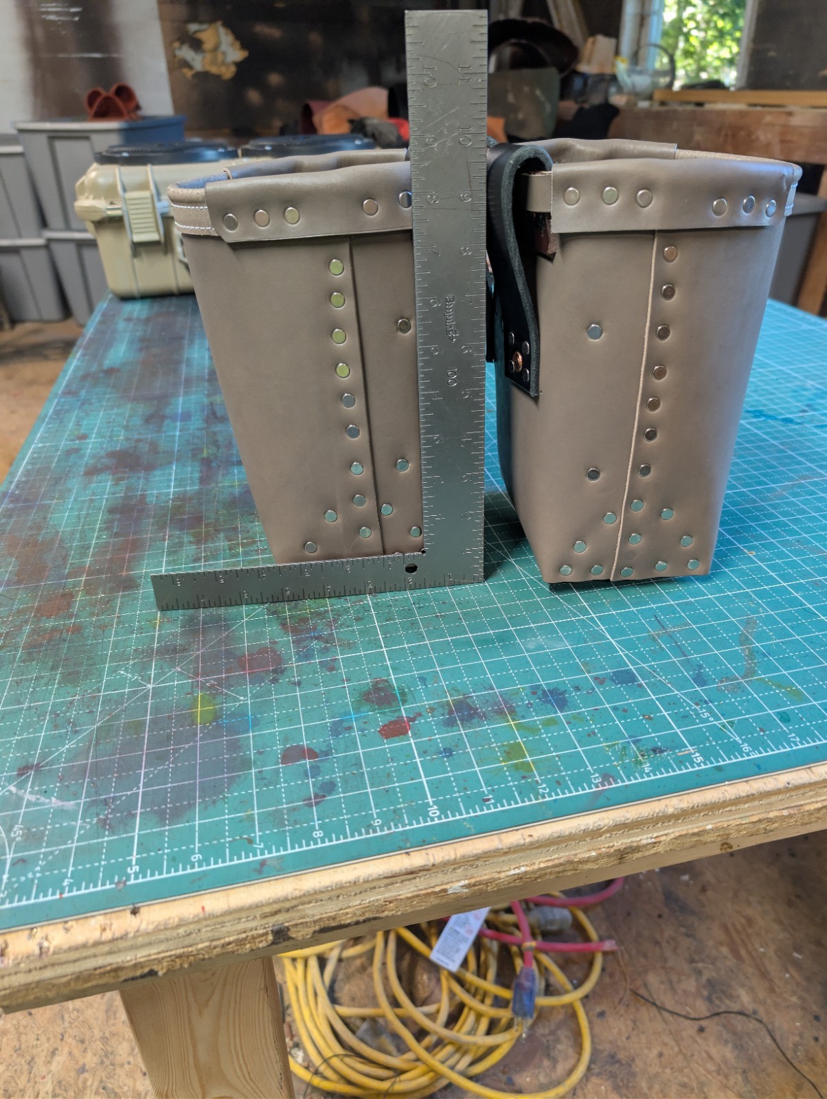 Ironworkers Leather Bolt Bag Set