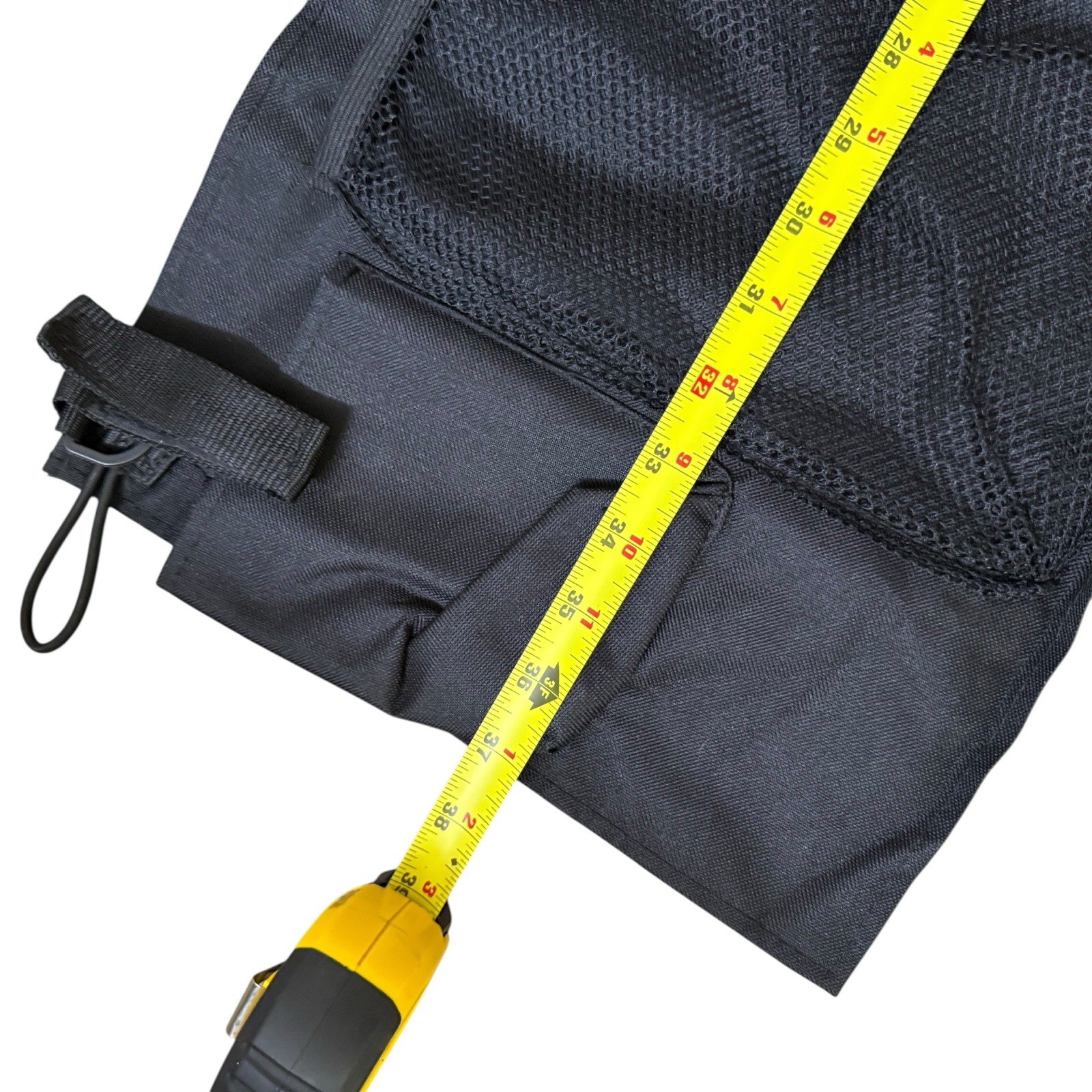 Tough Sturdy Tool Craft Canvas Organizer Mounts on Wall Black