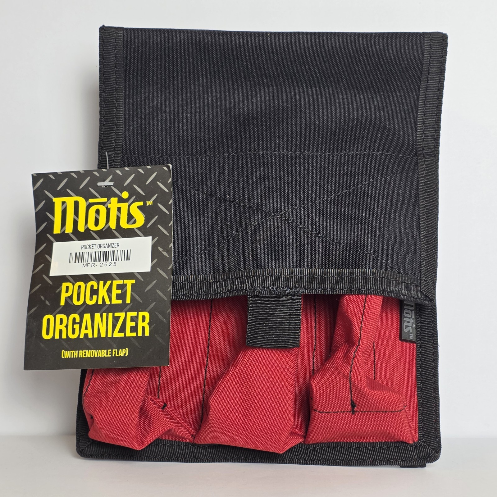 Motis Fire Pocket Organizer Pouch with Webbing Carry Handle Removable Flap