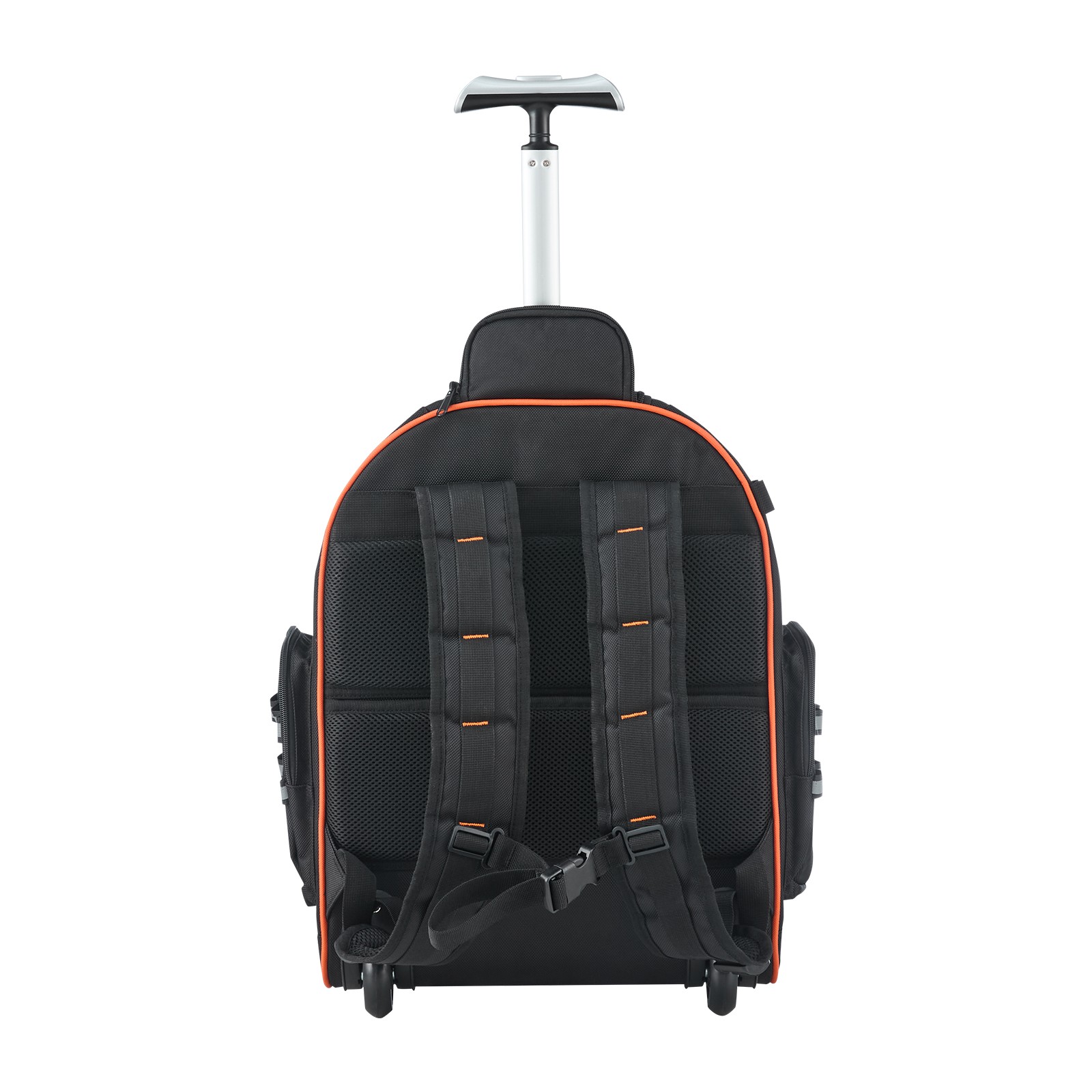 Uimoso Rolling Tool Backpack with 45 Pockets and Durable Wheels for Heavy Tools