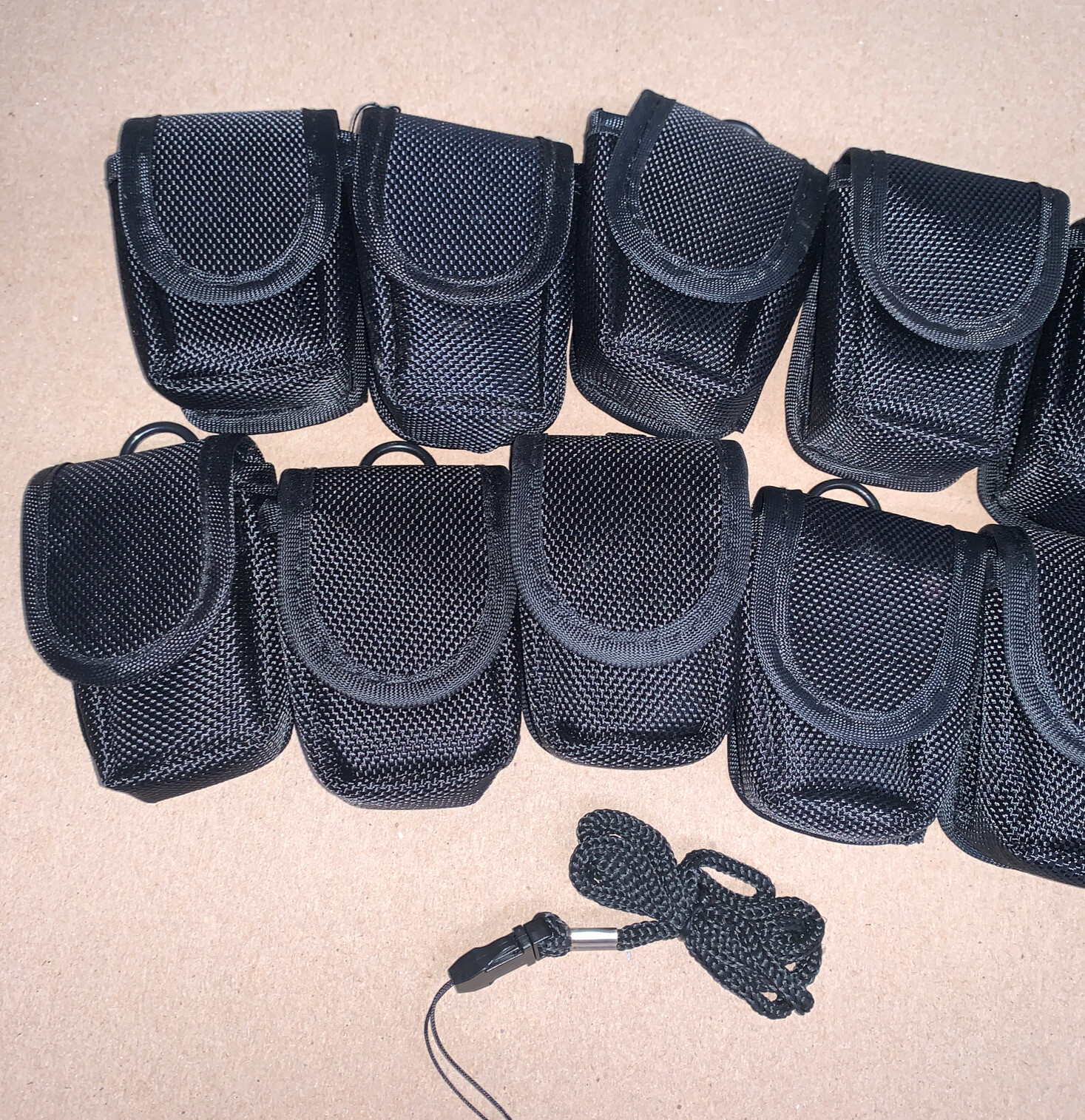(17) Vertical Rugged Accessory Tool Pouch With Belt Loop & Lanyard 2″ x 3″