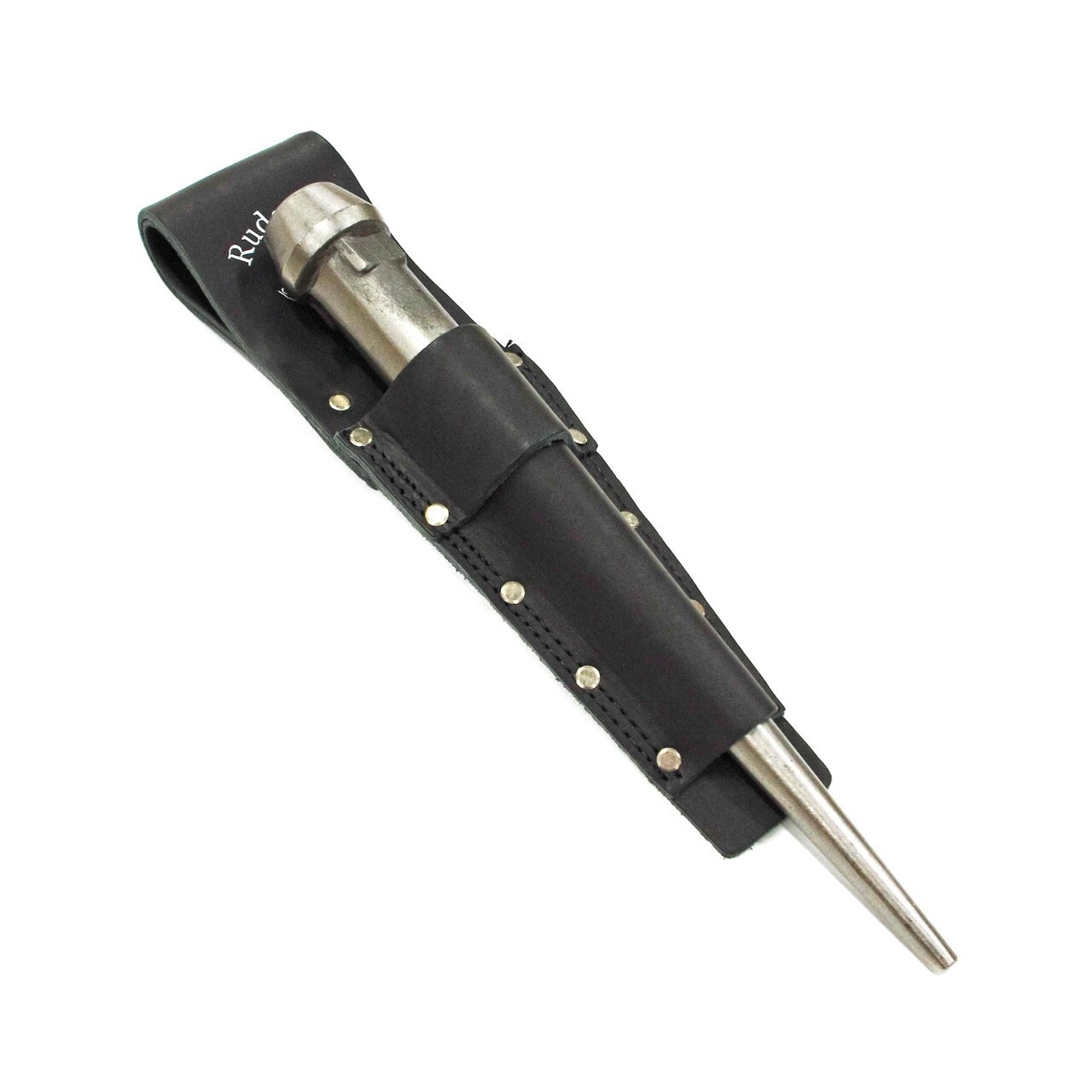 Ironworkers Leather Single Bullpin Holder With Belt Loop – Rudedog U.S.A.