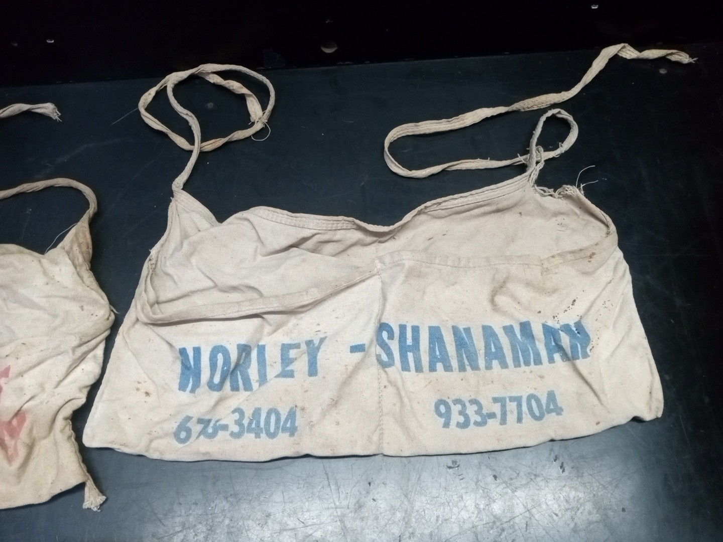 Canvas Tool Pouch Belt w/ Separate Hammer Holder Carpenter Construction