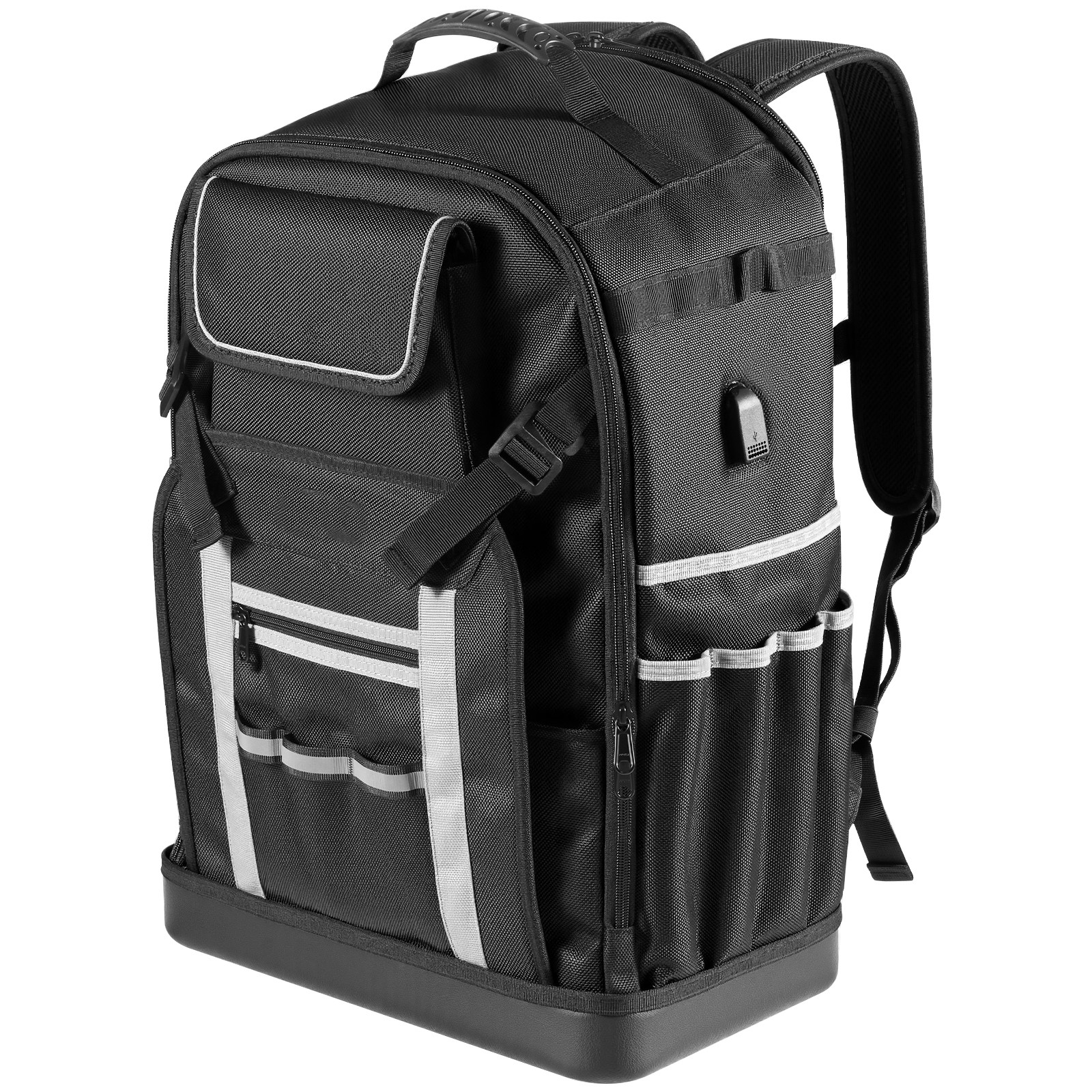 Uimoso Tool Backpack with 56 Pockets, Water-Resistant Design for Electricians