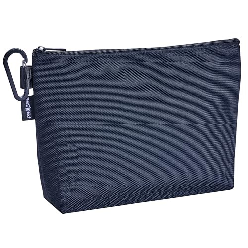 11″ Black Tool Pouch Zipper Organizer Bag with 1 Pack – Small – 11″
