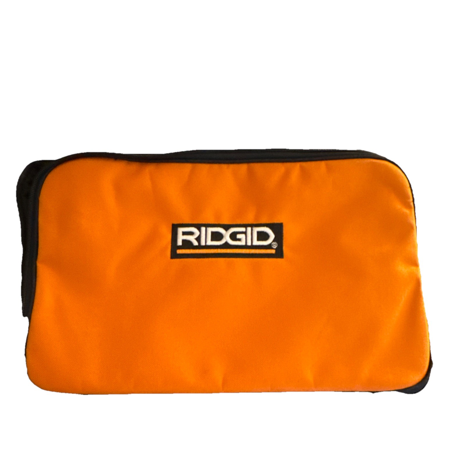 RIDGID 14×9 Heavy Duty Tool Bag – Contractor Canvas Zipper Pouch (Used)