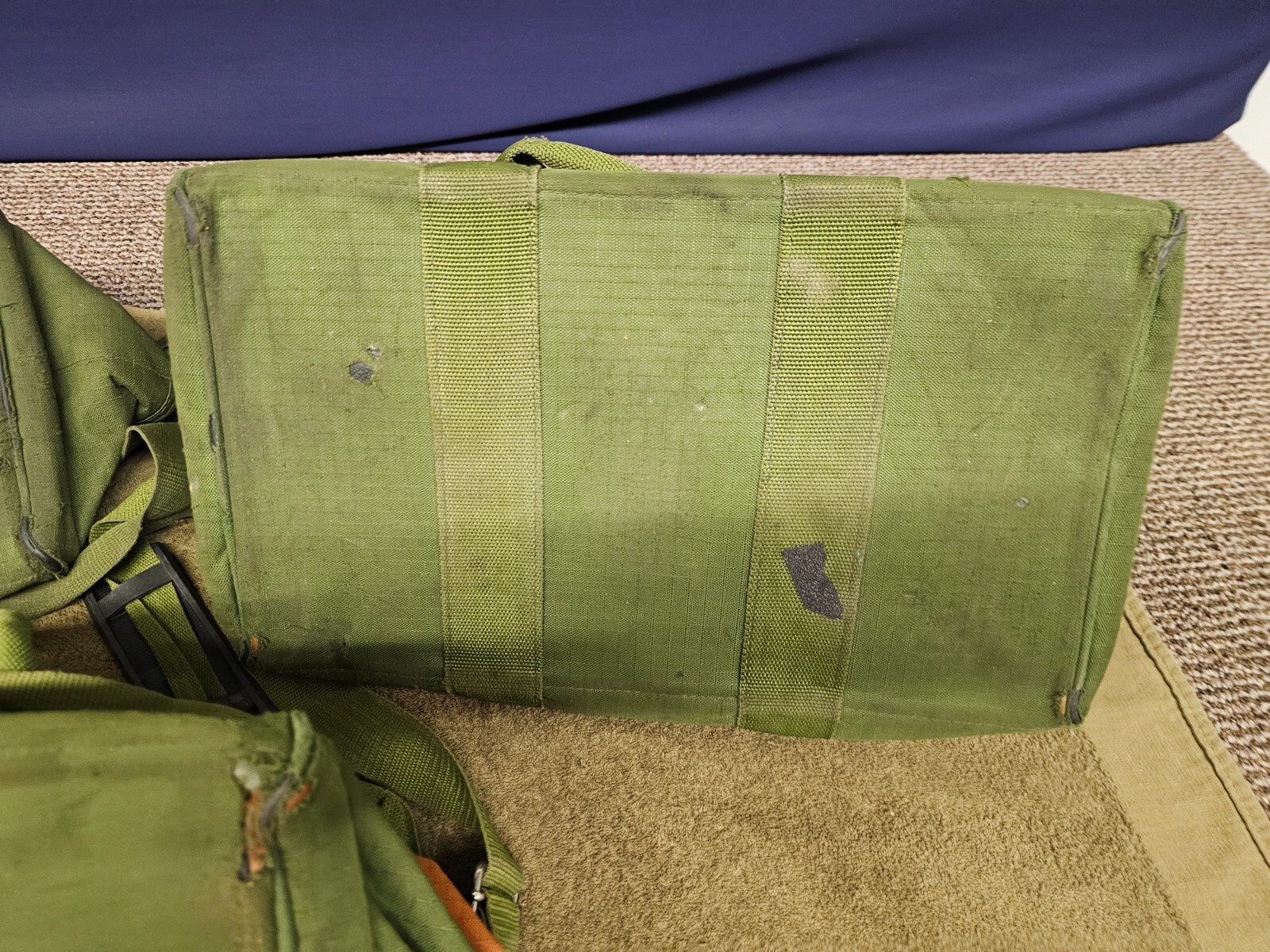 3 Bucket Boss Mechanics Canvas Tool Bags Zipper Bag Green Large Military