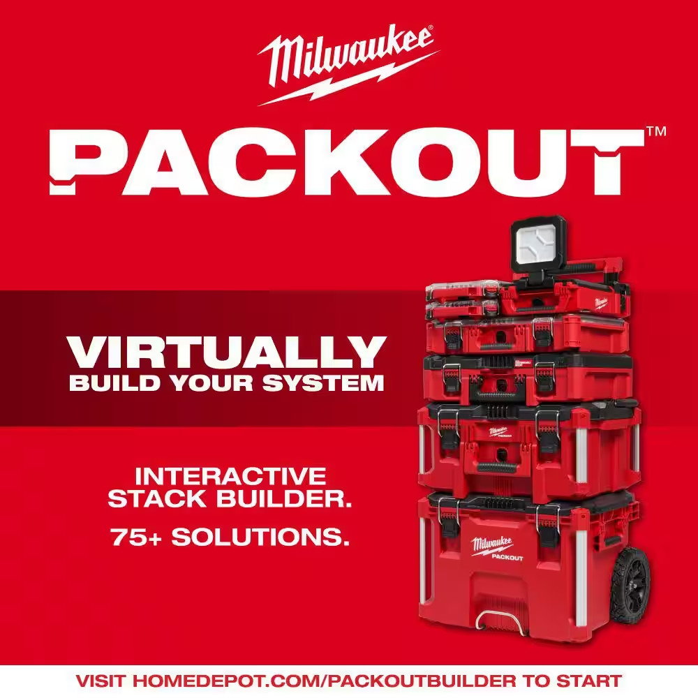 15.75 In. Packout Cooler Bag | Milwaukee Jobsite Lunch Storage Red Modular W/