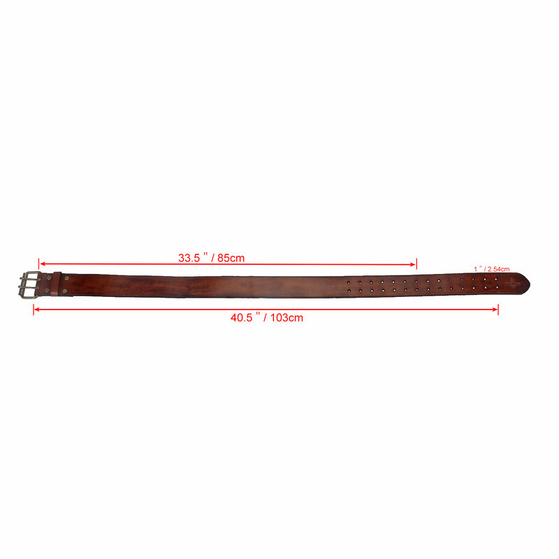 TOURBON Leather Tool Workshop Belt 2in Wide Holster Hold Rig Belt-Special Offer