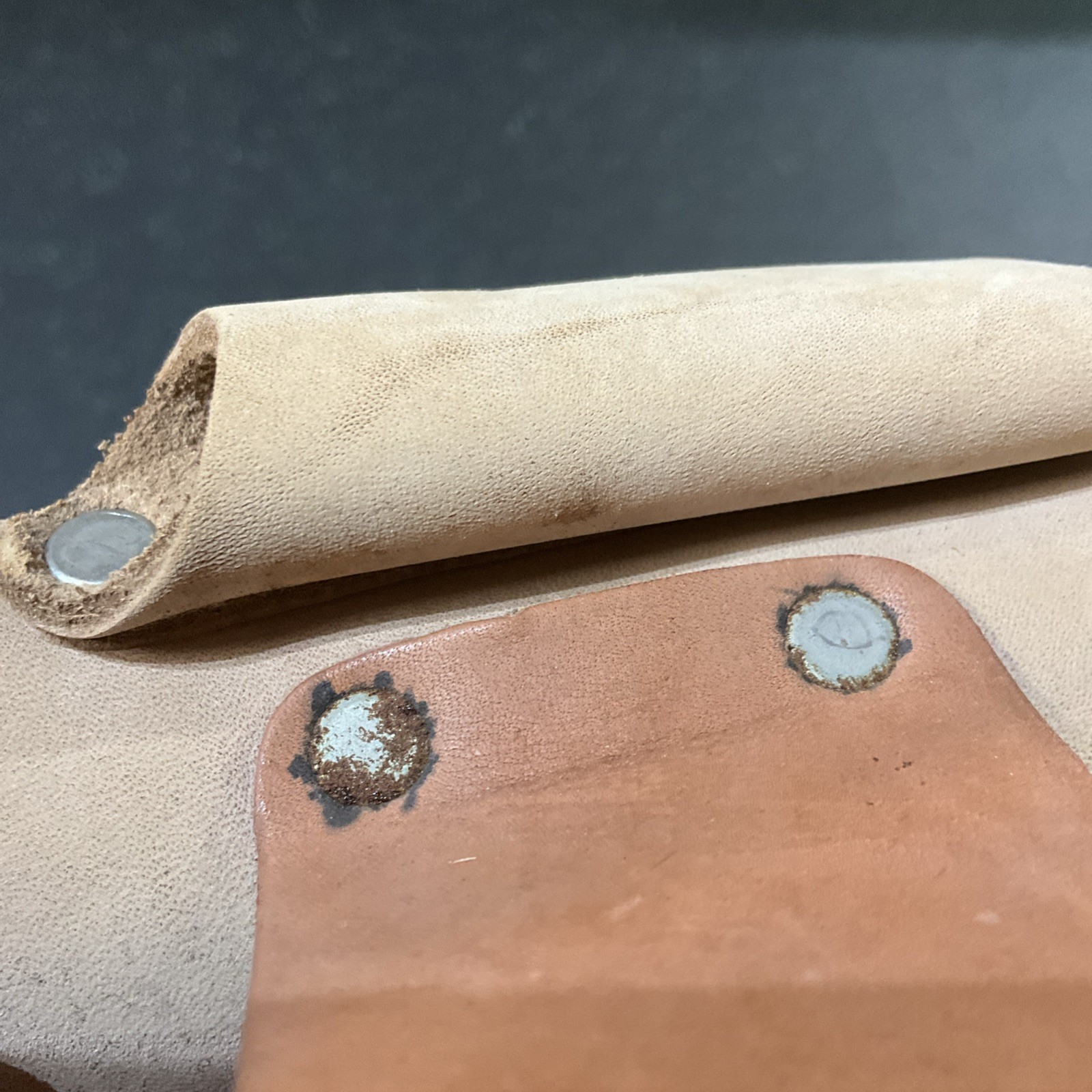 Nicholas No.500 10 pocket Electrician’s Tool Pouch Top Grain Cowhide Leather NOS