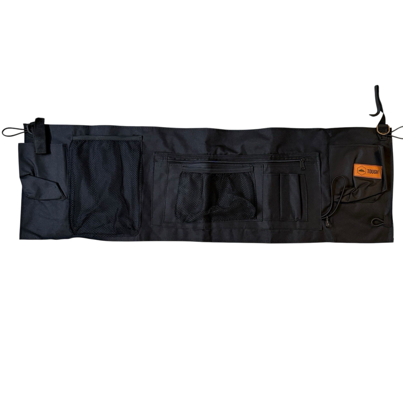 Tough Sturdy Tool Craft Canvas Organizer Mounts on Wall Black