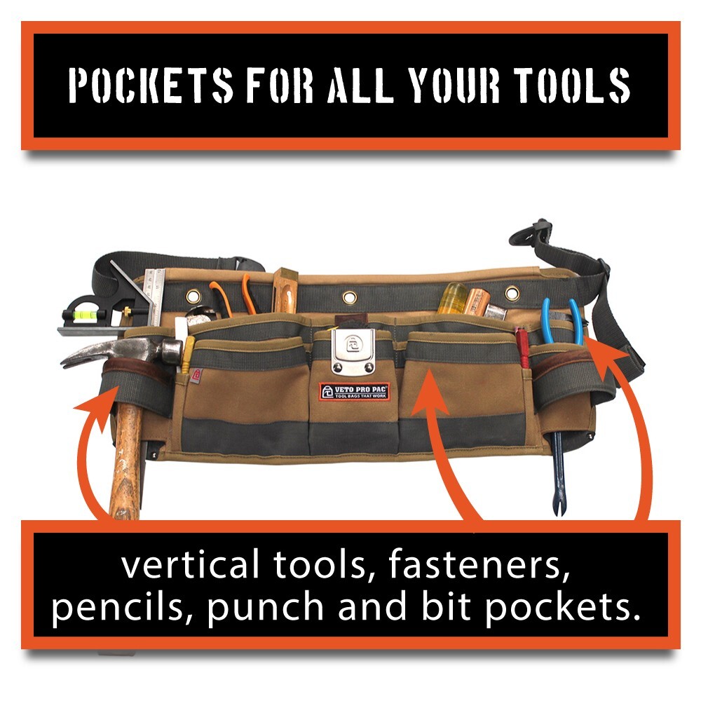 Veto Pro Pac TA-WB Tool Waist Apron