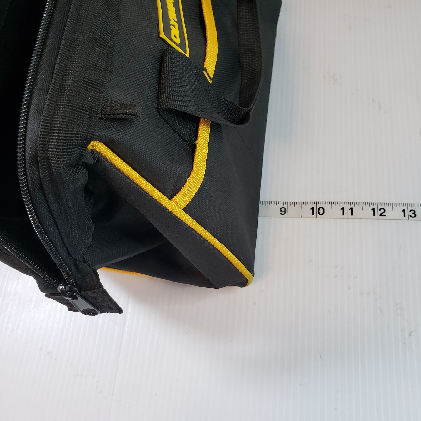 13 Inch Wide Mouth Tool Bag Molded Waterproof Base With 3 Pockets