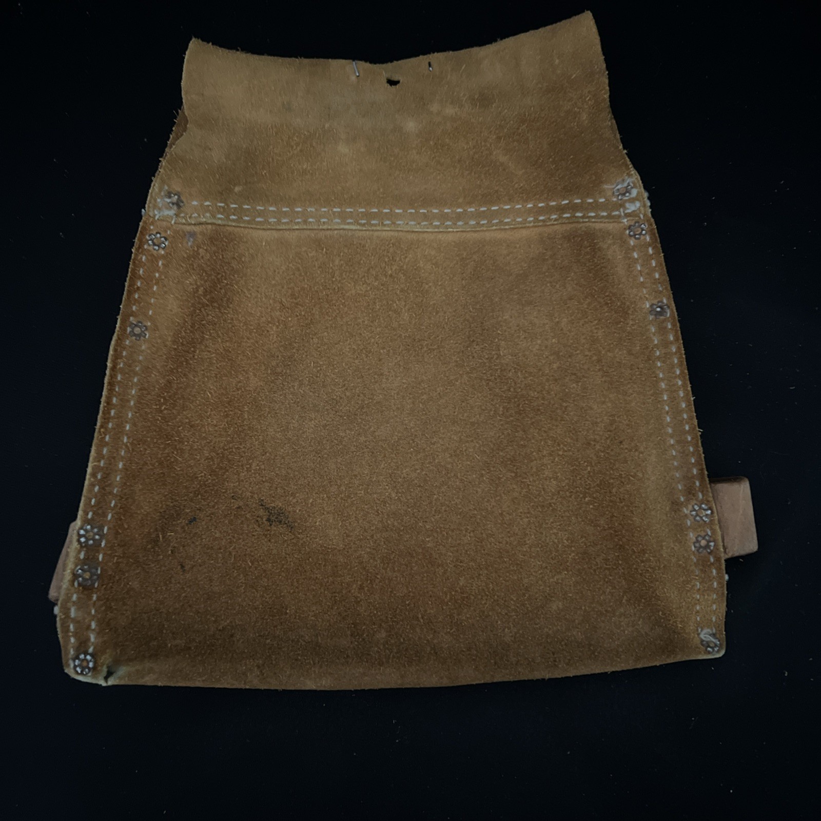 Vintage Custom Leather Craft Work Gear Tool Pouch Belt Made In USA