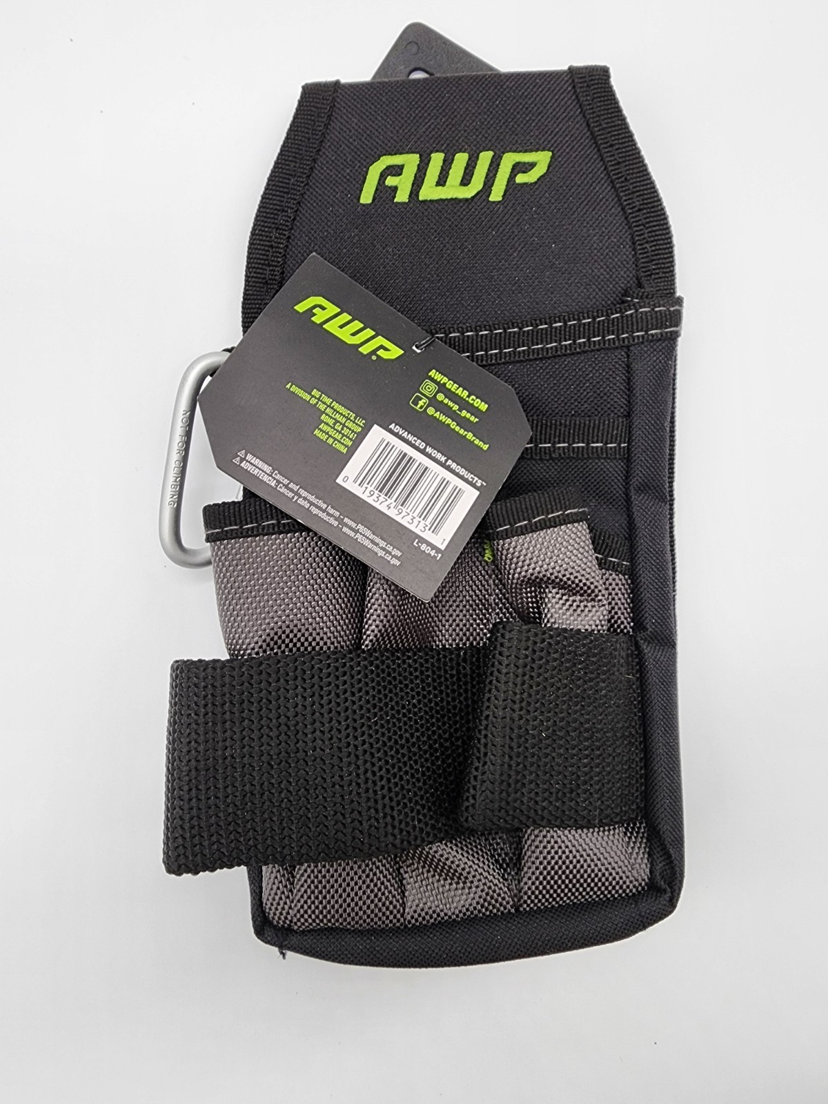 AWP Tool Pouch Organizer 7 Pocket Tool Belt Pouch Electrician Contractor