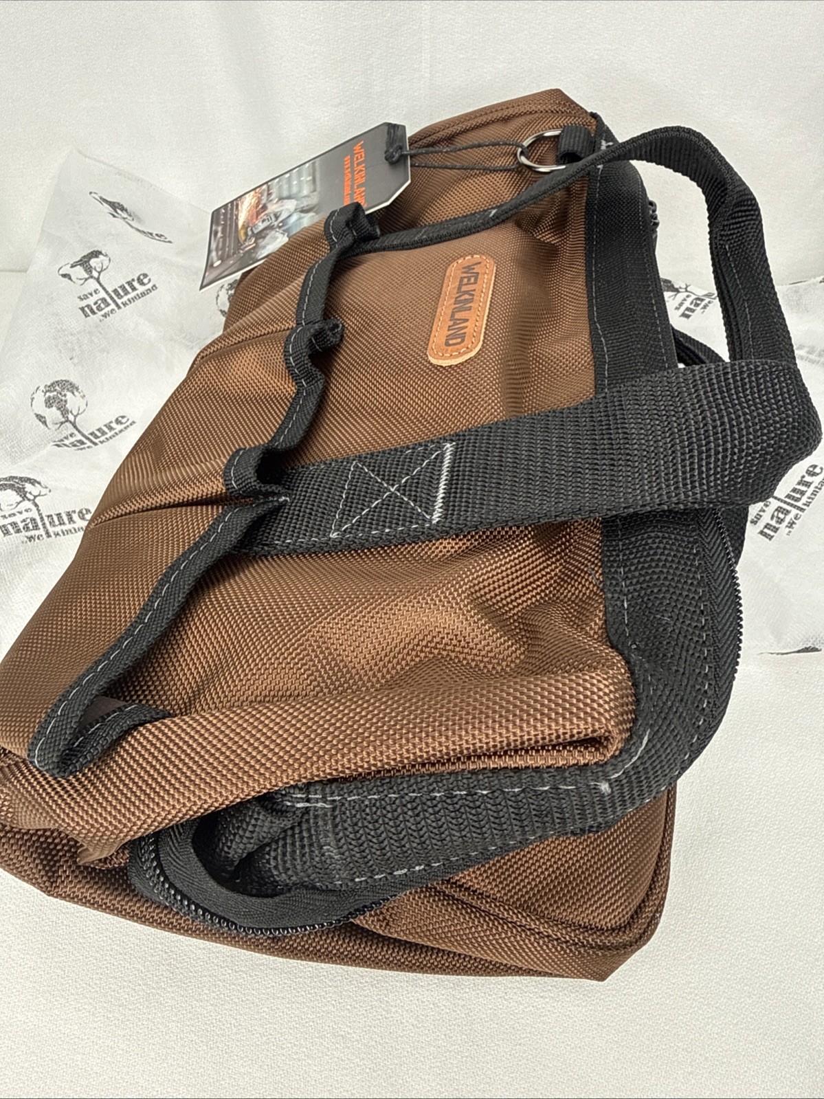 WELKINLAND Heavy Duty 14” Electrician Tool Bag – 16 Pockets