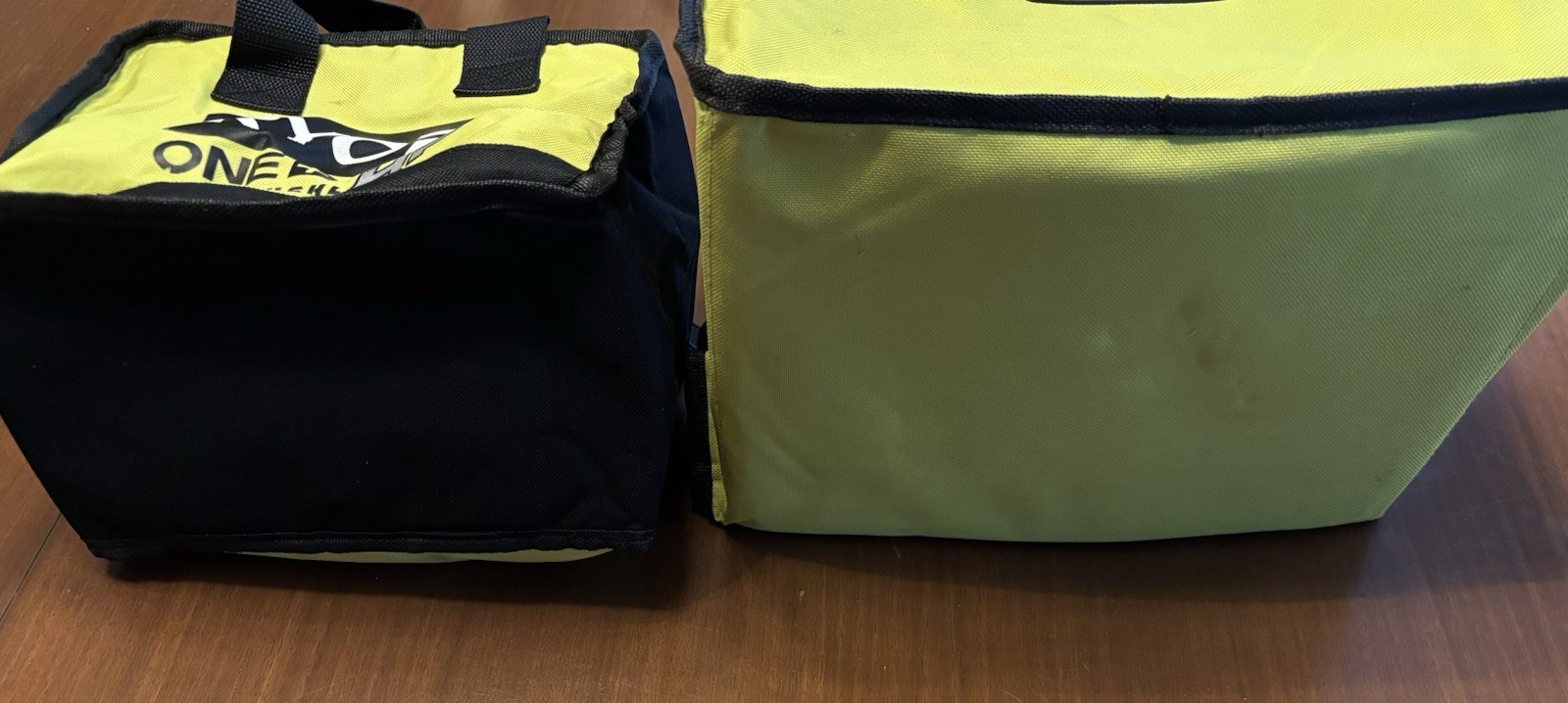 Ryobi Fabric Tool Bags Empty Lot Of 2 Green With Handles Storage Containers