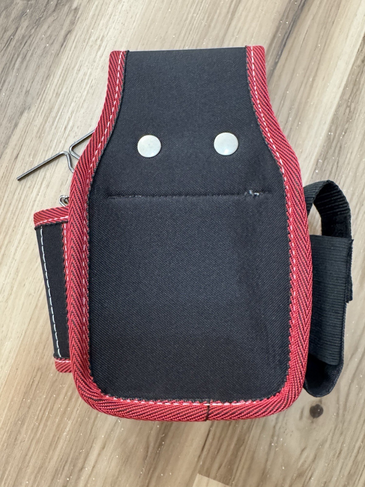 JAKAH Tool Pouch Belt Organizer Electrician Construction Utility Bag Red 22x22x7