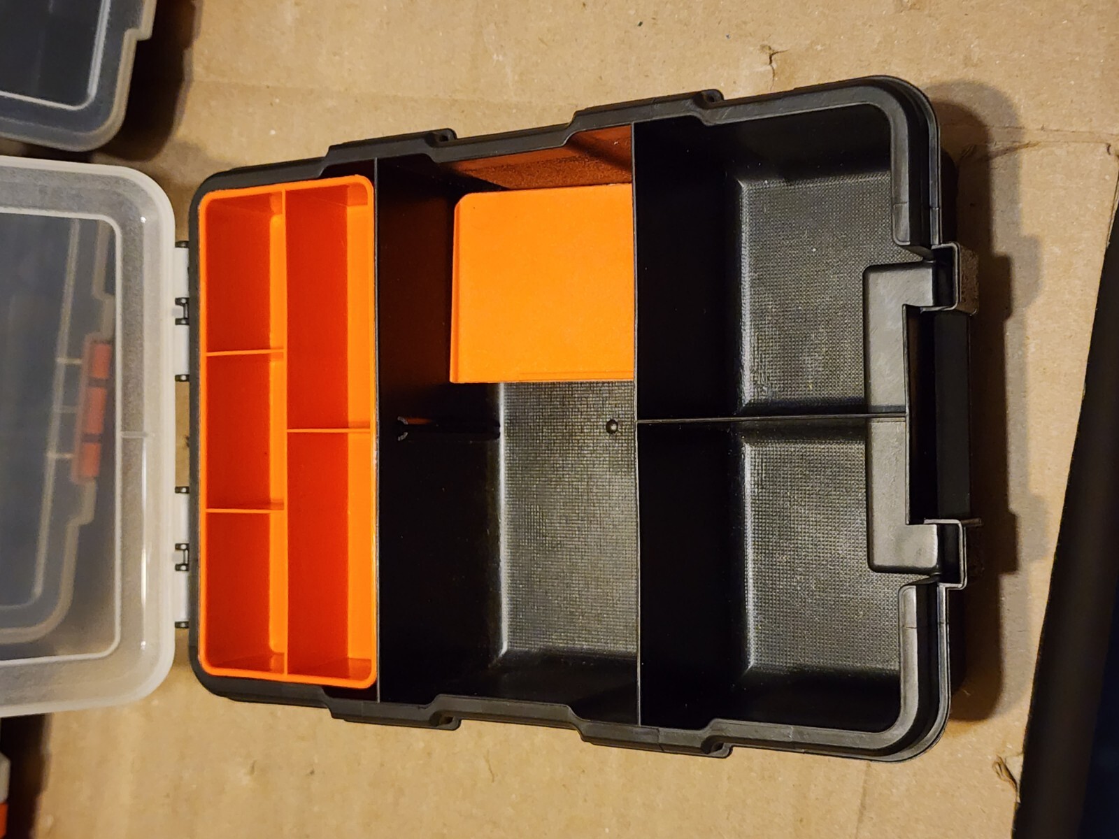Ridgid 902048009 Contractor Tool Bag 14x10x4.5 + 4 HDX Plastic Tool Storage Box