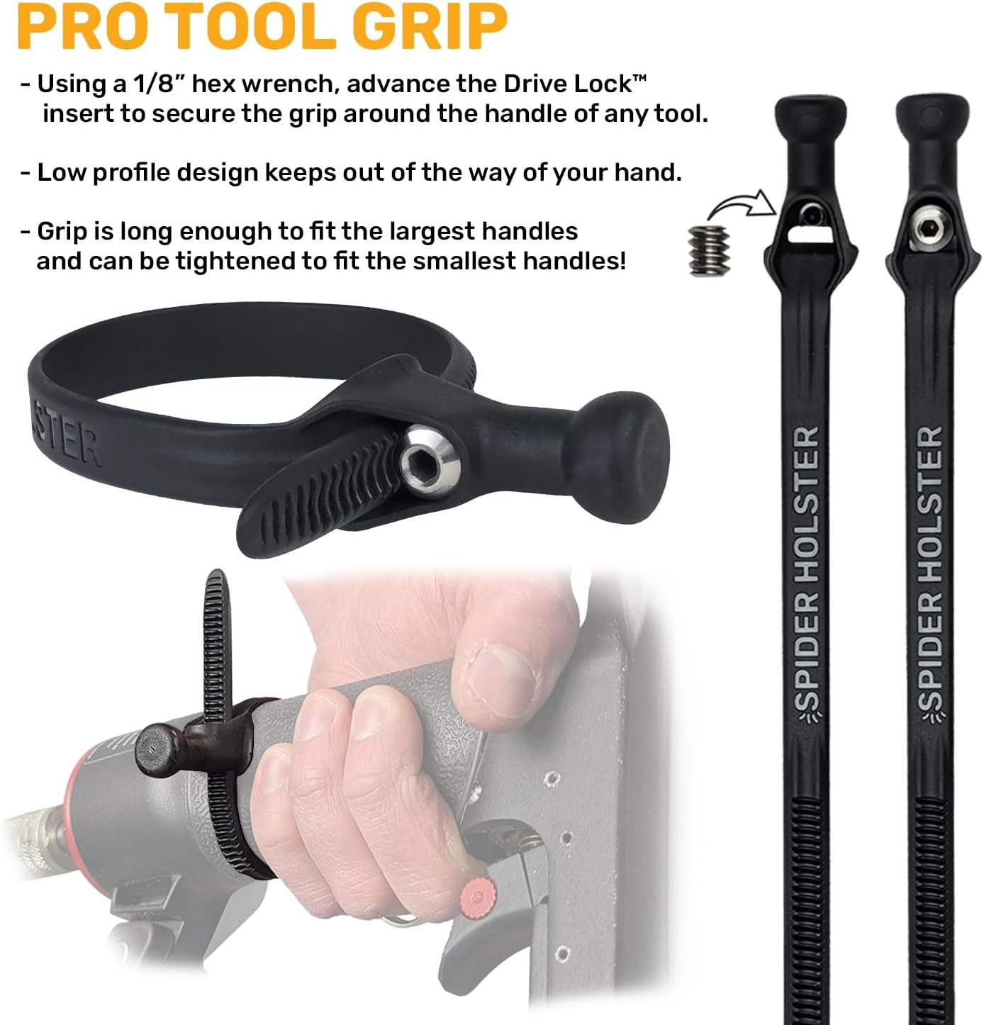 Tool Holster – Pro Tool Holster + One Tool Grip + One Driver Pin – Upgraded, Sel